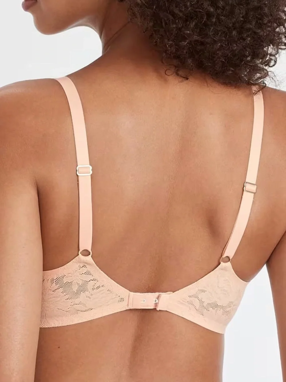 NWOT Natori Pink Sheer Lace Levitate Unlined Underwire Bra Size 32B - Picture 6 of 17